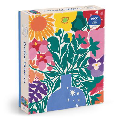 Cover for Galison · Zodiac Flowers 1000 Piece Puzzle (SPIL) (2024)