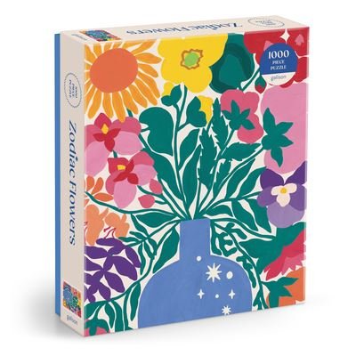 Cover for Galison · Zodiac Flowers 1000 Piece Puzzle (GAME) (2024)