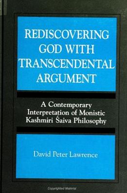 Cover for Peter Lawrence · Rediscovering God with transcendental argument (Book) (1999)