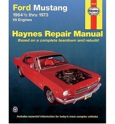 Cover for Haynes Publishing · Ford Mustang, Mach 1, GT, Shelby, &amp; Boss V-8 (1964-1973) Haynes Repair Manual (USA) (Paperback Book) [H36048 edition] (1988)