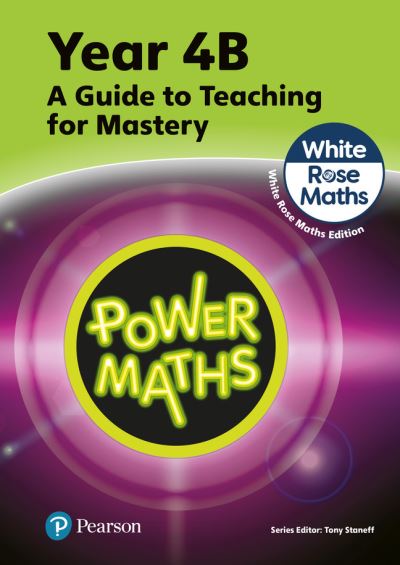 Cover for Tony Staneff · Power Maths Teaching Guide 4B - White Rose Maths edition - Power Maths Print (Paperback Book) (2023)