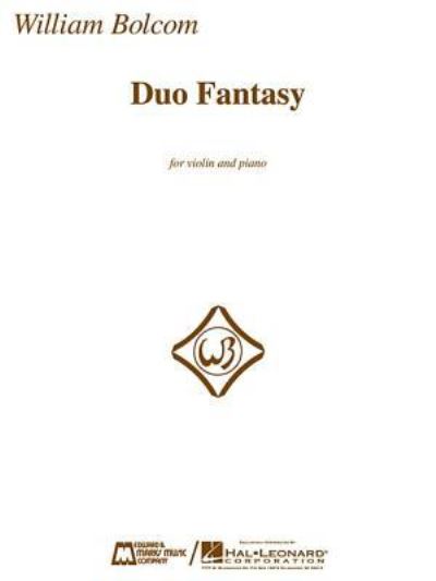 Cover for William Bolcom · Duo Fantasy (Paperback Book) (2006)