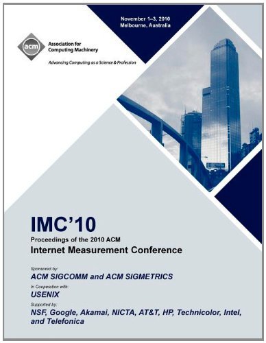 Cover for IMC 10 Conference Committee · IMC 10 Proceedings of the 2010 ACM Internet Measurement Conference (Pocketbok) (2011)