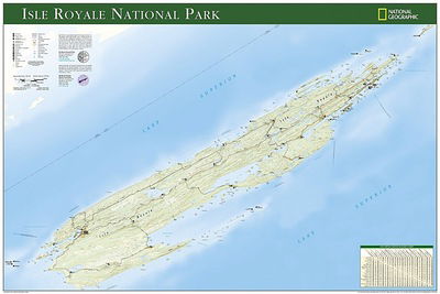 Cover for National Geographic Maps · Isle Royale National Park, Tubed (N/A) (2007)