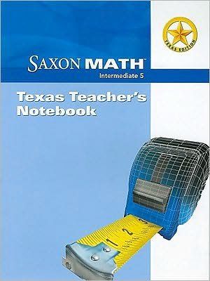 Cover for Saxon · Saxon Math Intermediate 5 Texas (Paperback Book) (2007)