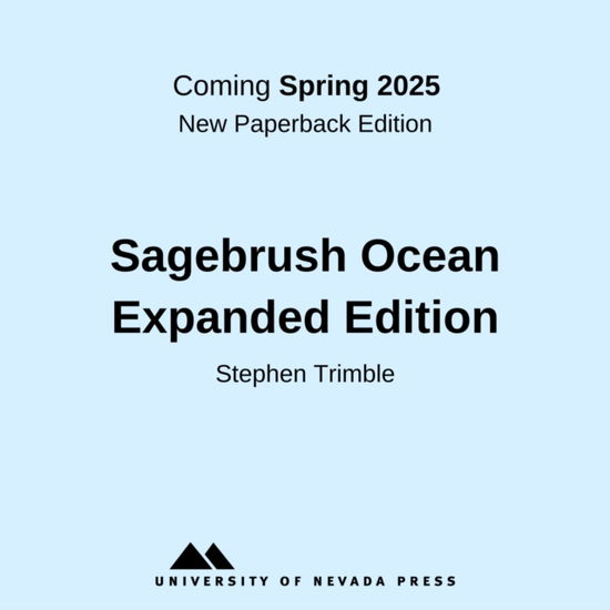 Cover for Stephen Trimble · The Sagebrush Ocean (Paperback Book) (2025)