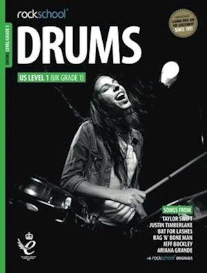 Cover for Hal Leonard Corp. · Rockschool Drums Grade 1 2018+ Book / Online Audio (N/A) (2021)