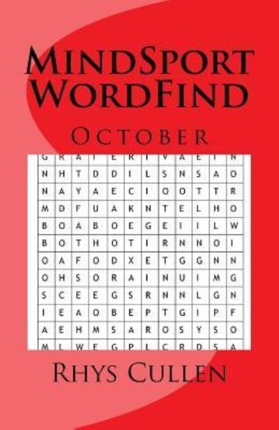 Cover for Rhys Cullen · MindSport WordFind October (Paperback Book) (2017)