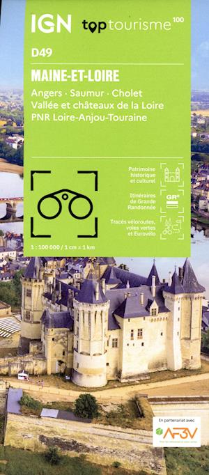 Cover for Maine-et-Loire - Angers Saumur Cholet - TOP 100 (Map) (2024)