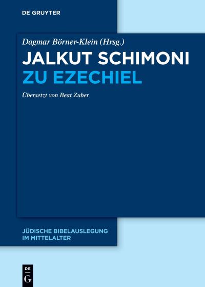 Cover for Dagmar Börner-Klein · Jalkut Schimoni Zu Ezechiel (Book) (2023)