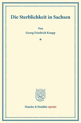 Cover for Knapp · Die Sterblichkeit in Sachsen. (Bok) (2013)