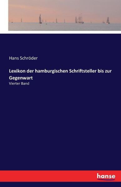 Cover for Schröder · Lexikon der hamburgischen Schr (Book) (2016)