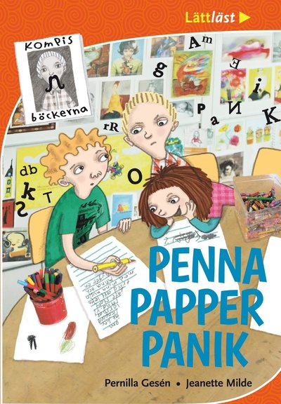 Cover for Jeanette Milde · Kompisböckerna: Penna, papper, panik (Bound Book) (2016)