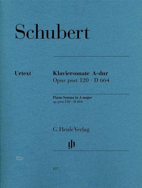 Klavierson.A-Dur D664.HN157 - Schubert - Bøger - SCHOTT & CO - 9790201801575 - 6. april 2018