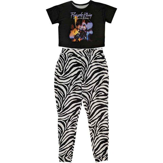 Cover for Prince · Prince Ladies Pyjamas: Purple Rain (Black) (CLOTHES)