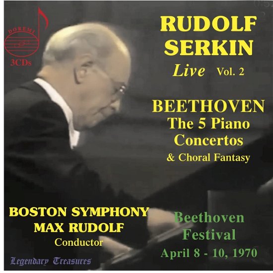 Cover for Beethoven / Serkin / Boston Symphony · Rudolf Serkin Live 2 (CD) (2022)
