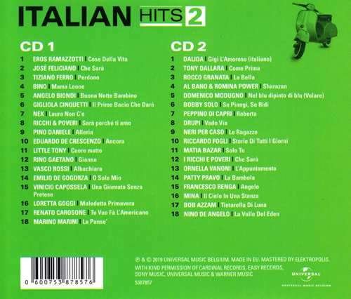 Italian Hits Vol.2: Viva Italia! - V/A - Music - UNIVERSAL - 0600753878576 - May 24, 2019