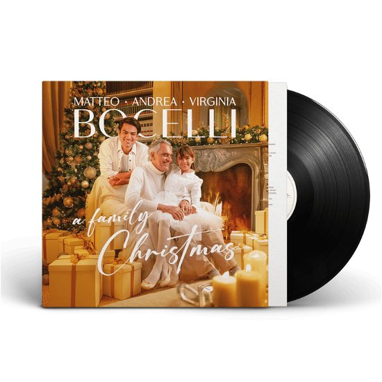 Cover for Andrea Bocelli, Matteo Bocelli, Virginia Bocelli · A Family Christmas (LP) (2022)