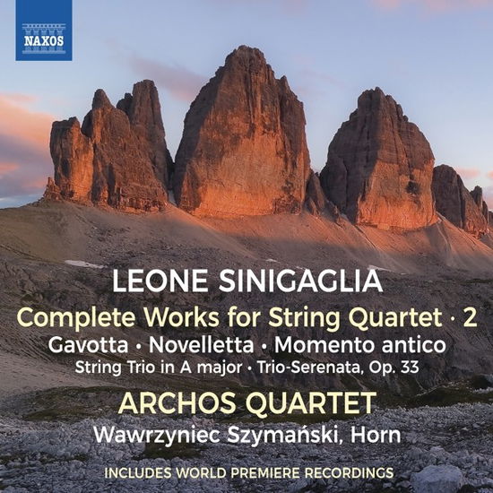 Cover for Archos Quartet · Leone Sinigaglia: Complete Works for String Quartet 2 (CD) (2023)