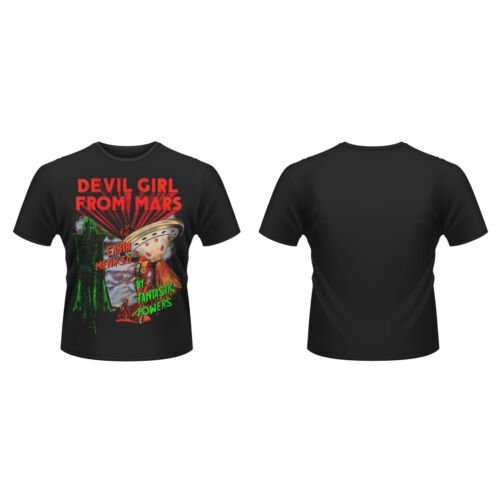 Cover for Devil Girl from Mars (T-shirt) [size S] [Black edition] (2014)
