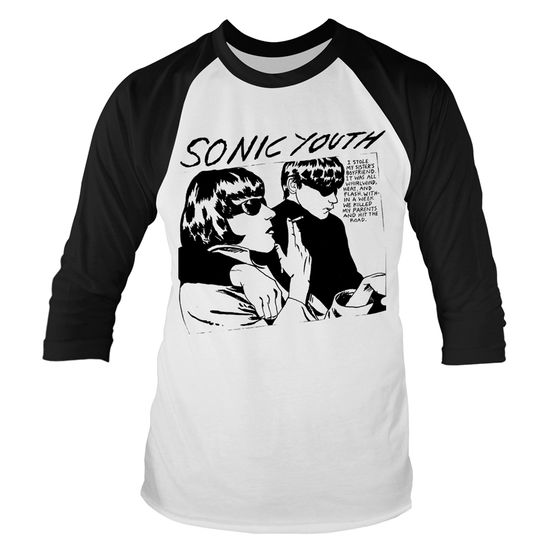 Cover for Sonic Youth · Goo (White / Black) (Pull / chemisier) [size M] (2021)