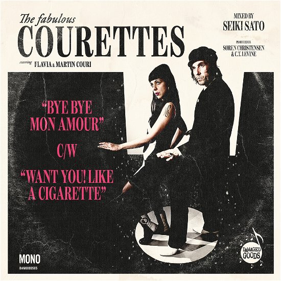 Cover for The Courettes · Bye Bye Mon Amour (7&quot;) (2022)
