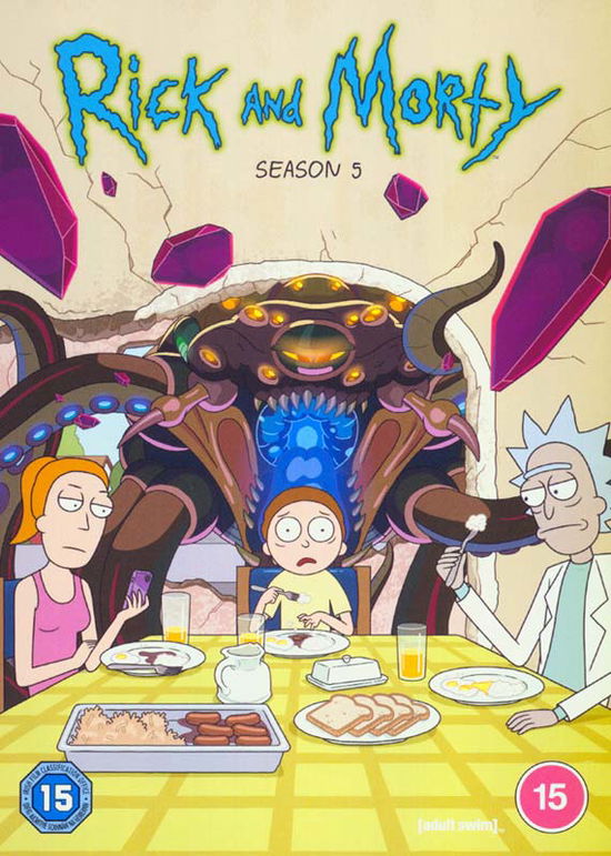 Cover for Rick and Morty S5 DVD · Rick And Morty S5 (DVD) (2021)