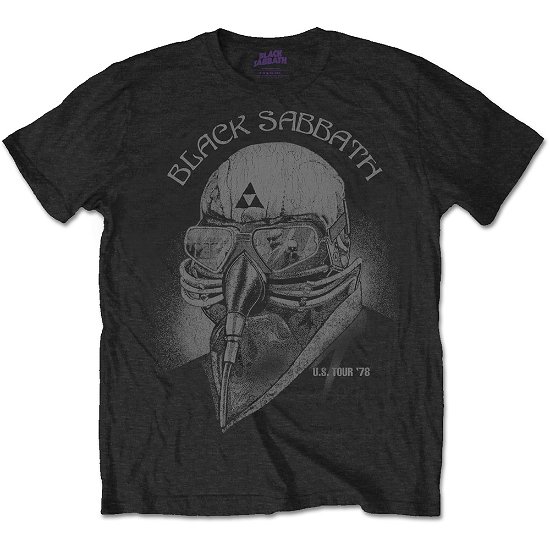 Black Sabbath · Black Sabbath Unisex T-Shirt: US Tour 1978 (T-shirt) [size S] [Black - Unisex edition] (2016)