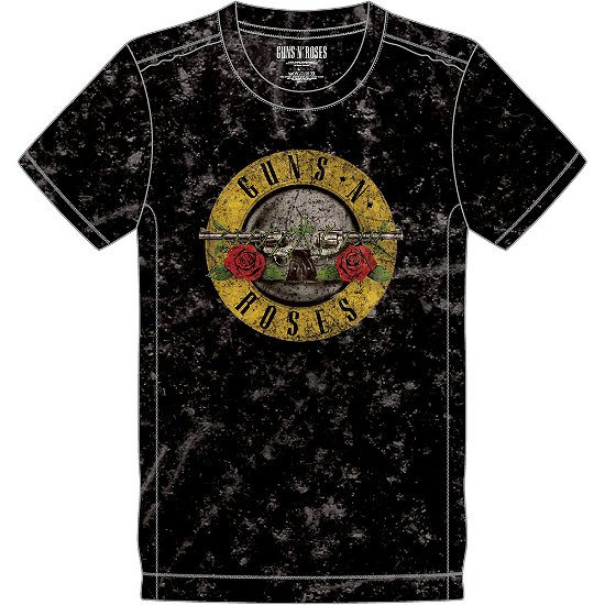 Cover for Guns N Roses · Guns N' Roses Unisex T-Shirt: Classic Logo (Wash Collection) (T-shirt) [size S] [Black - Unisex edition]