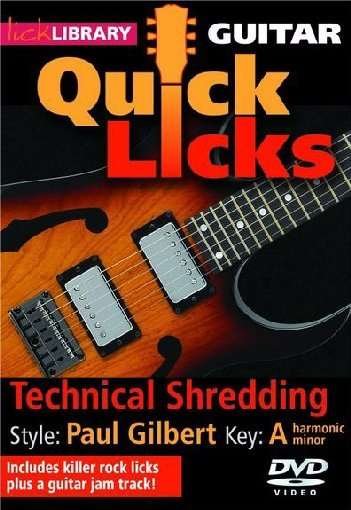 Cover for Instructional · Lick Library Paul Gilbert Quick Licks Te (DVD) (2010)