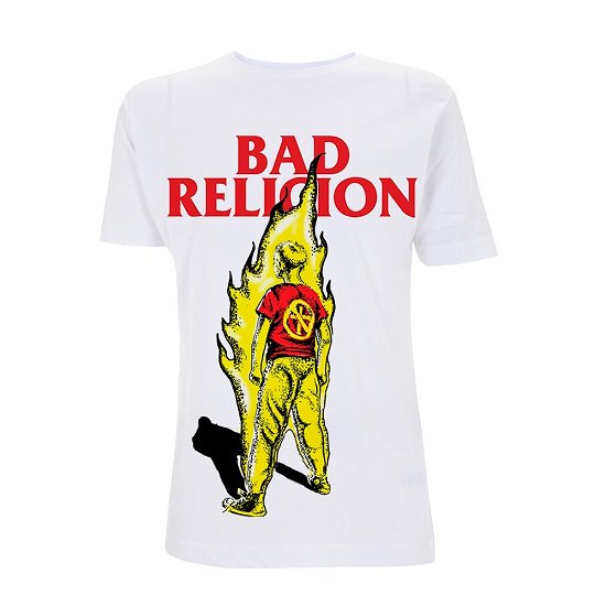 Cover for Bad Religion · Boy on Fire (T-shirt) [size S] [White edition] (2018)
