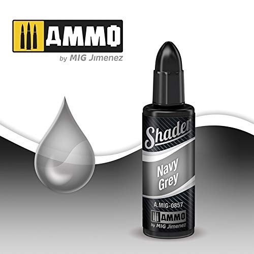 Shaders (10 Ml) Navy Grey (2/20) * - Ammo Mig Jiminez - Merchandise -  - 8432074008576 - 