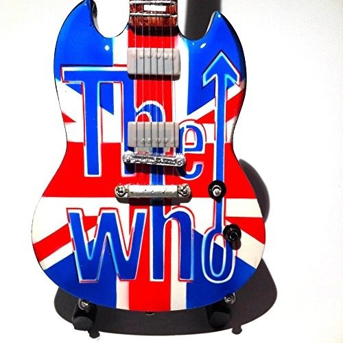 Mini Chitarra Da Collezione Replica In Legno - The Who - Tribute - The Who - Annen - Music Legends Collection - 8991001026576 - 
