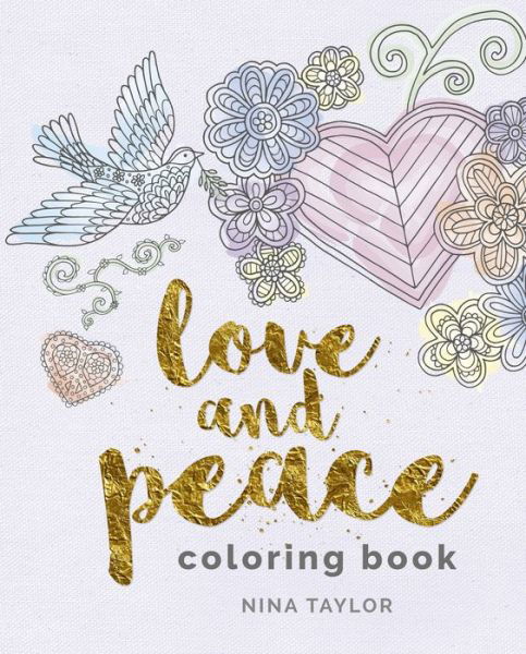 Cover for Arcturus Publishing · The Love &amp; Peace Coloring Book (Pocketbok) (2022)