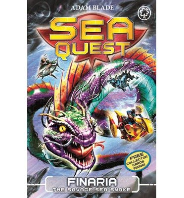 Sea Quest: Finaria the Savage Sea Snake: Book 11 - Sea Quest - Adam Blade - Livros - Hachette Children's Group - 9781408328576 - 6 de agosto de 2019