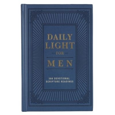 Cover for Christian Art Publishers · Daily Light For Men | Classic Collection of 366 Devotional Scripture Readings from ESV Bible | Hardcover Gift Book for Men w/Ribbon Marker, Gilt-Edge Pages (Inbunden Bok) (2020)