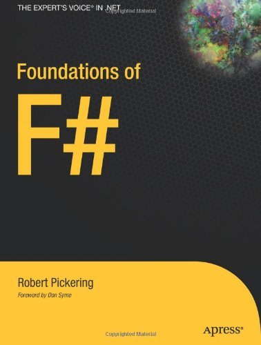 Cover for Robert Pickering · Foundations of F# (Innbunden bok) [1st edition] (2007)