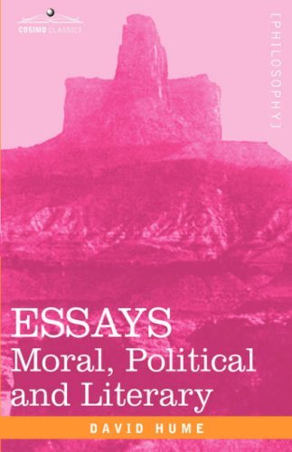 Cover for David Hume · Essays: Moral, Political and Literary (Gebundenes Buch) (2007)