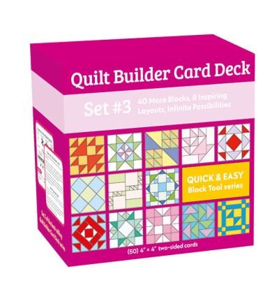 Cover for Publishing, C&amp;T · Quilt Builder Card Deck Set #3: 40 More Blocks, 8 Inspiring Layouts, Infinite Possibilities (MERCH) (2023)