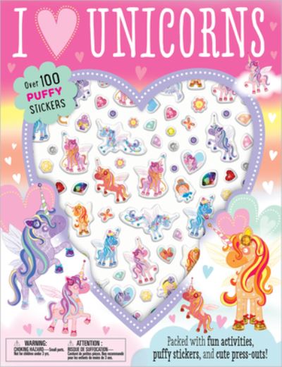 Cover for Ltd. Make Believe Ideas · Puffy Stickers I Love Unicorns (Paperback Book) (2020)