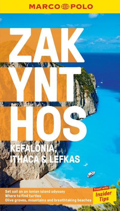 Zakynthos and Kefalonia Marco Polo Pocket Travel Guide - with pull out map: Includes Ithaca and Lefkada - Marco Polo Guides - Marco Polo - Books - Heartwood Publishing - 9781914515576 - January 26, 2024