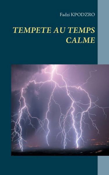 Tempete Au Temps Calme - Kpodzro - Books -  - 9782322126576 - January 15, 2019