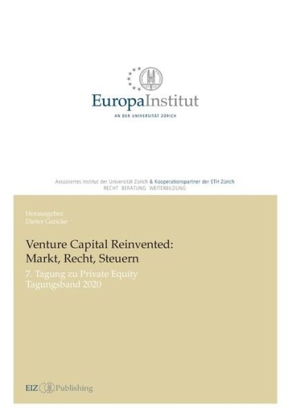 Cover for Dieter Gericke · Venture Capital Reinvented: Markt, Recht, Steuern (Taschenbuch) (2021)
