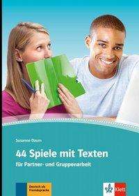 Cover for Susanne Daum · Klett Spiele fur den DaF-Unterricht: 44 Spiele mit Texten (Paperback Book) (2021)