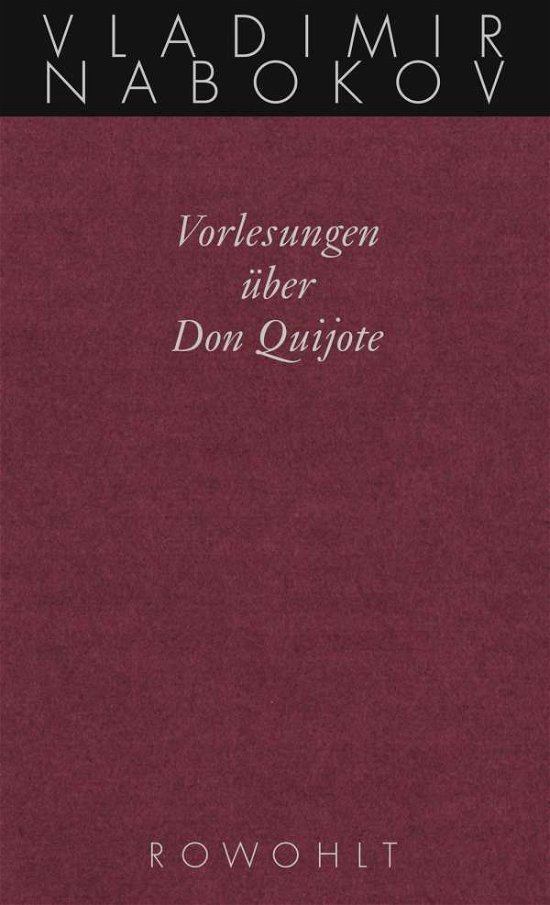 Cover for Nabokov · Vorlesungen über Don Quijote (Bog)