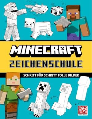 Cover for Mojang AB · Minecraft Zeichenschule. Schritt für Schritt tolle Bilder (Bog) (2024)