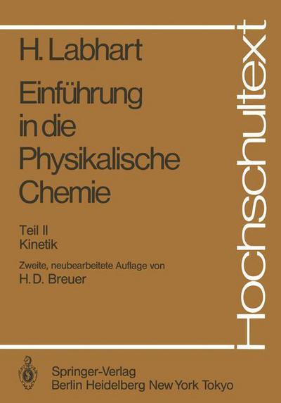 Cover for Heinrich Labhart · Einfuhrung in Die Physikalische Chemie - Hochschultext (Paperback Book) [2., Neubearb. Aufl. edition] (1985)
