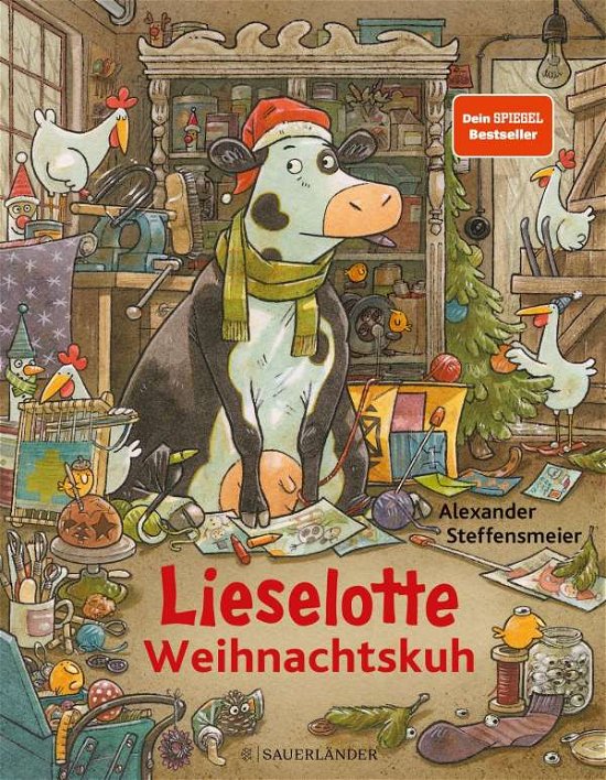 Cover for Alexander Steffensmeier · Lieselotte Weihnachtskuh (Gebundenes Buch) (2021)