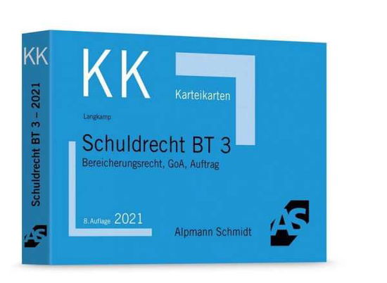 Cover for Langkamp · Karteikarten Schuldrecht BT 3 (Book)