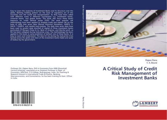 Cover for Rana · A Critical Study of Credit Risk Ma (Book)